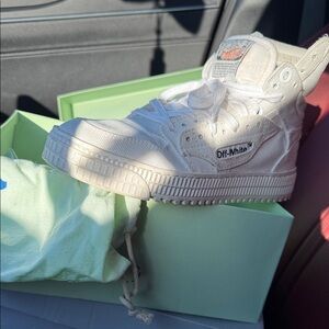 Off-White White High-Top Sneakers